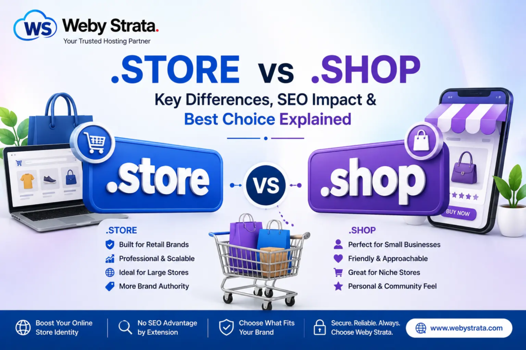 .Store vs .Shop – Key Differences, SEO Impact & Best Choice Explained