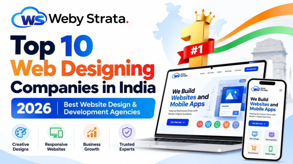 Top 10 Web Designing Companies in India 2026 – Best Website Design & Development Agencies