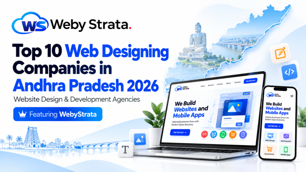 Top 10 Web Designing Companies in Andhra Pradesh 2026 – Best Website Design & Development Agencies