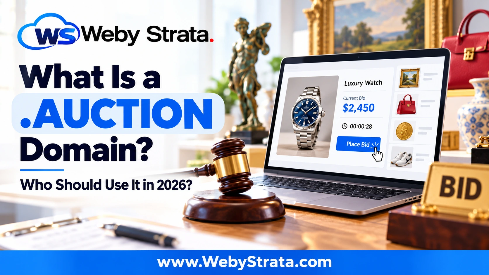 What Is a .AUCTION Domain? Who Should Use It in 2026?
