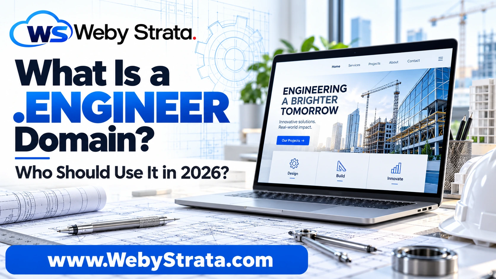 WebyStrata featured image: What Is a .ENGINEER Domain? Who Should Use It in 2026?