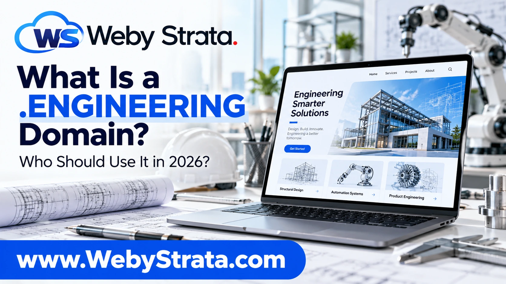 WebyStrata featured image: What Is a .ENGINEERING Domain? Who Should Use It in 2026?