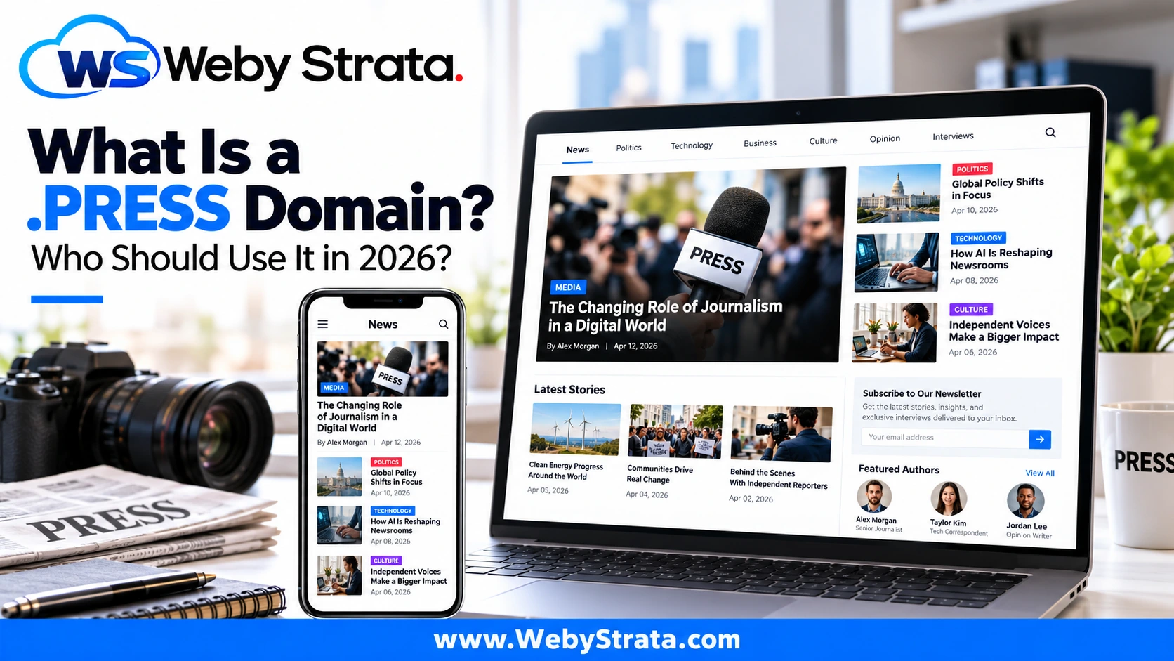 What Is a .PRESS Domain? Who Should Use It in 2026?