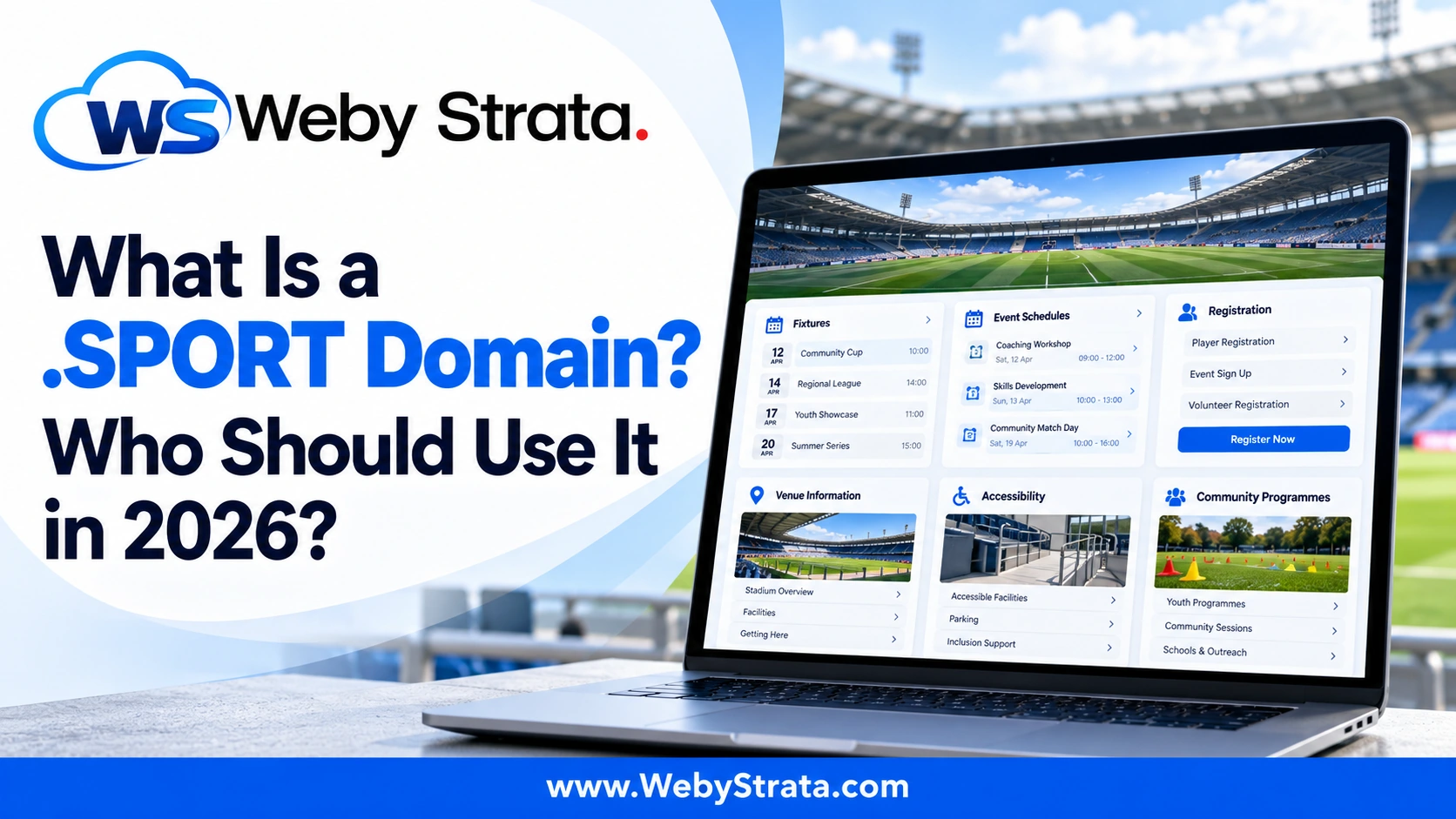 What is a .SPORT domain and who should use it in 2026?