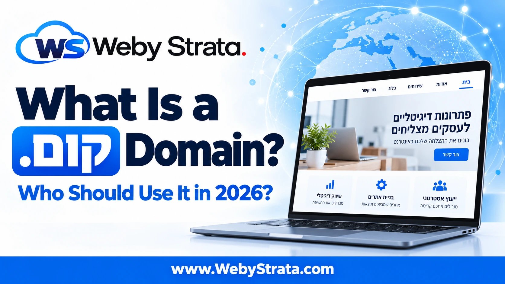 What Is a .קום Domain? Who Should Use It in 2026?