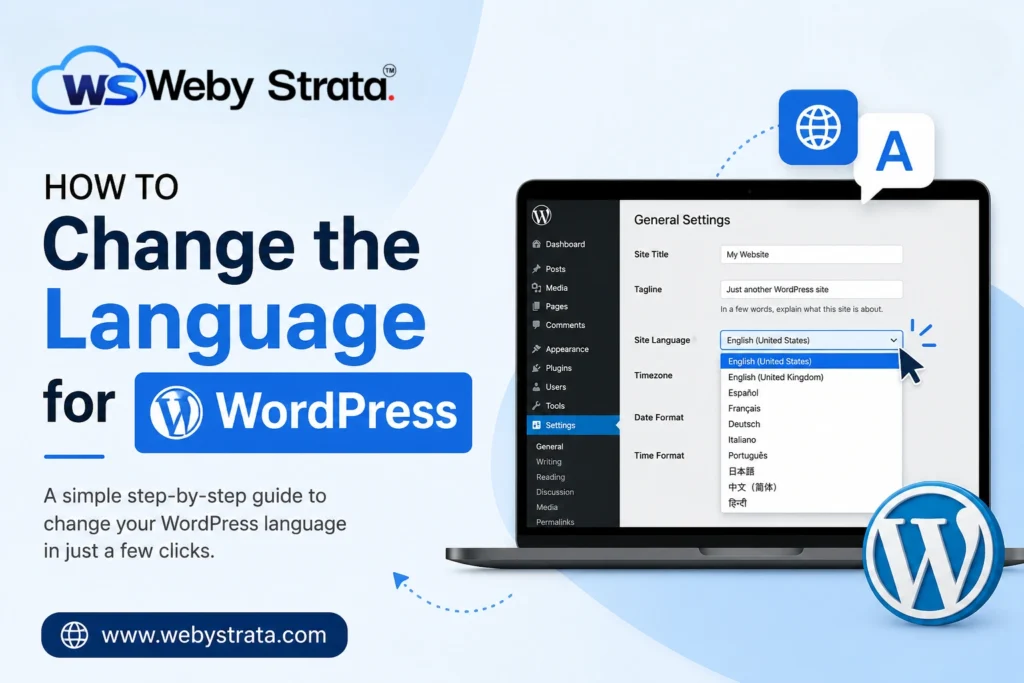 how-to-change-the-language-for-wordpress