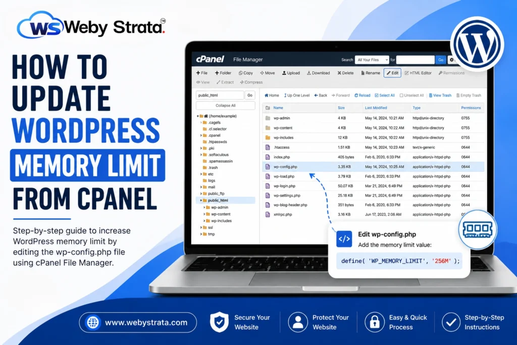 how-to-update-wordpress-memory-limit-from-cpanel
