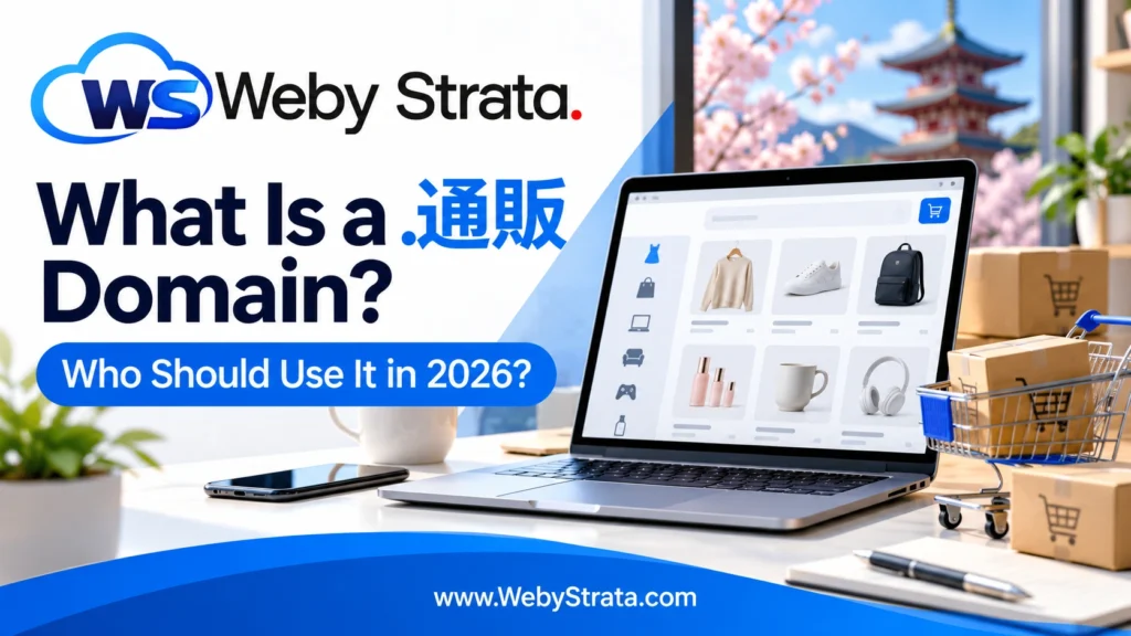 What is a .通販 domain and who should use it in 2026?