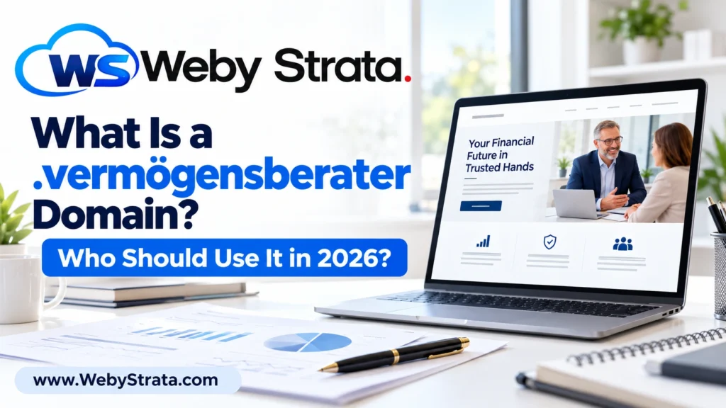 What is a .vermögensberater domain and who should use it in 2026?